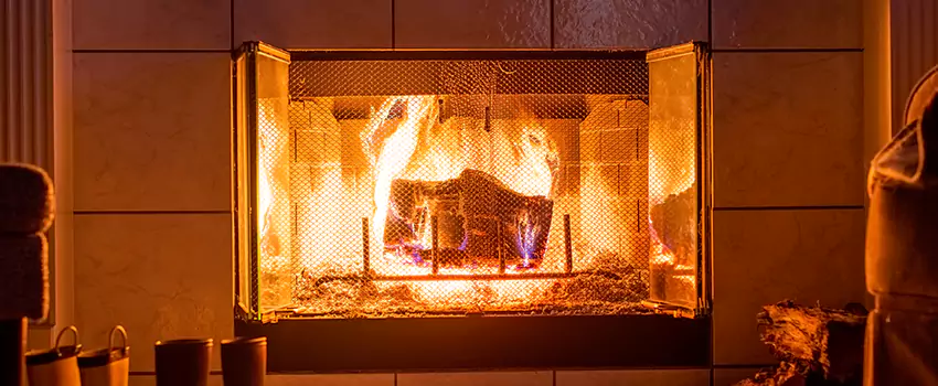Mendota Hearth Landscape Fireplace Installation in Dyersburg, Tennessee
